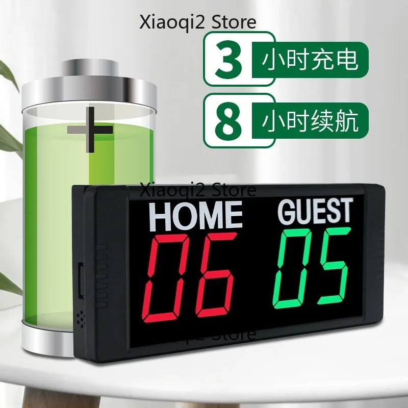 scoreboard basketball badminton soccer score mini magnetic electronic scoreboard
