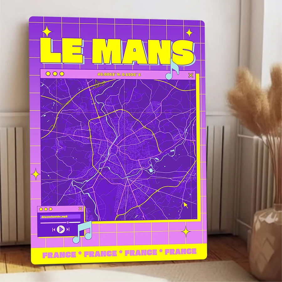 Le Mans Fransa Vintage Harita  - Retro Gaming France incelemesi ve fiyatı