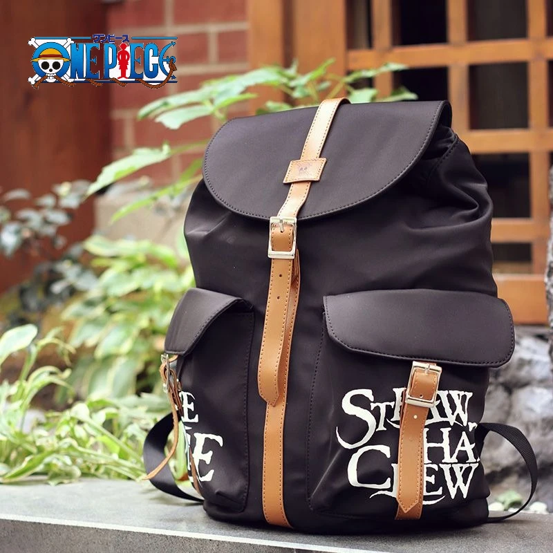 Mochila de gran capacidad de la serie periférica de ONE PIECE de Anime, nueva mochila escolar para hombre, mochila de ocio para estudiantes, regalo