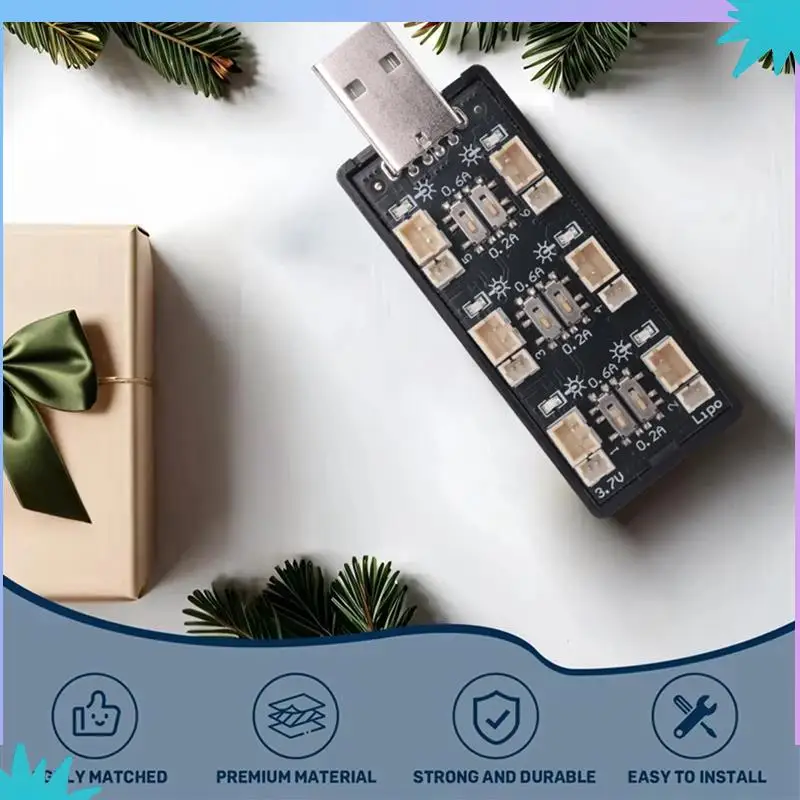 ABZW 3X 1S يبو بطارية شاحن يو اس بي 3.7 فولت/4.20 فولت 6 قناة 1S يبو شاحن مايكرو JST 1.25 JST-PH 2.0 MCX MCPX موصلات