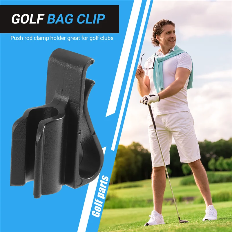 ABHS-15Pcs مشبك حقيبة الجولف على حامل مشبك المضرب وضع منظم علامة كرة النادي