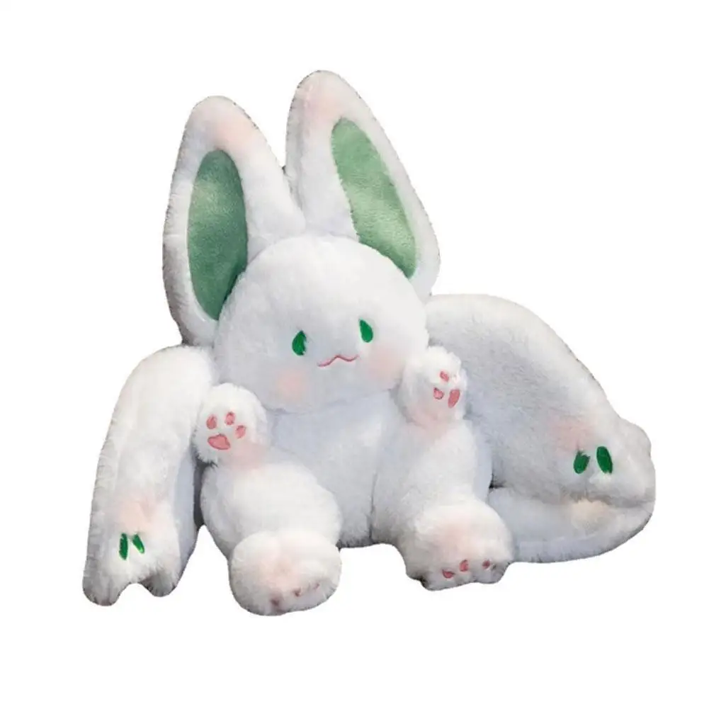 Manta de peluche de murciélago, Animal Kawaii, peluche creativo, almohada de peluche, conejo volador, peluches, muñecos de peluche, regalo de cumpleaños para niña