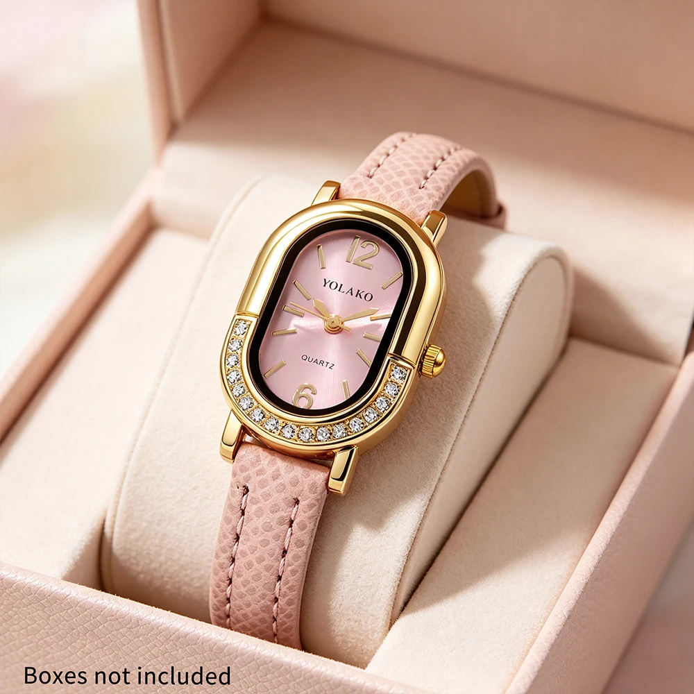 1pc Women's Watch Elegant Strap Fashion Dial Best Choice for Gift Giving
