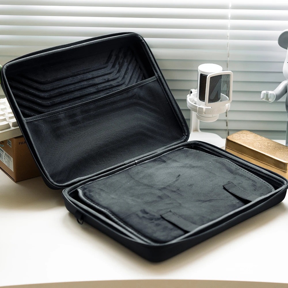 Original design magnetic axis mechanical keyboard storage bag 2 mice shoulder notebook ammunition case portable hard bag