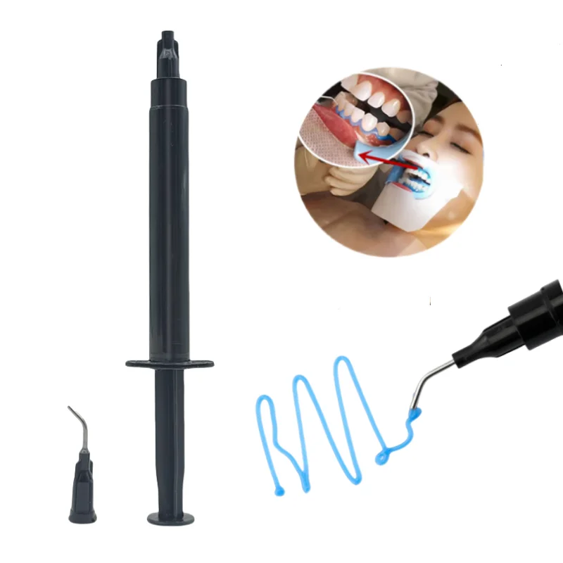 

5 шт., гель для защиты зубной десен с логотипом, профессиональный гель для отбеливания зубов, десенний барьер с наконечниками, расходные материалы для зубов