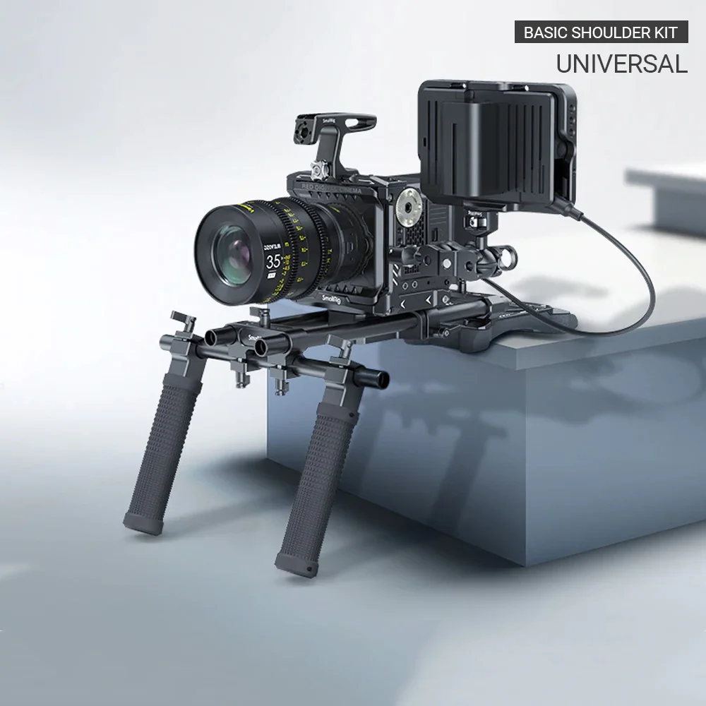 Универсальный базовый наплечный комплект SmallRig для режима съемки через плечо, несколько 1/4-20 резьбовых отверстий для крепления других аксессуаров 2896