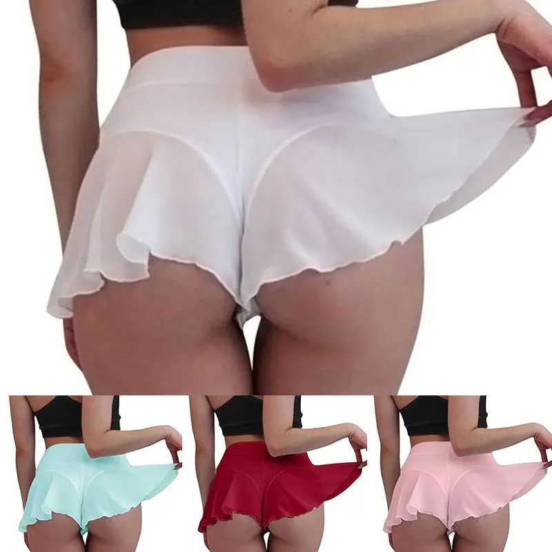Women's High Waist Dance Skirt,Erotic Lingerie,Tennis Skirt,Girls Sports Skirt,Sexy Sports Shorts,Women's Upside Down Shorts