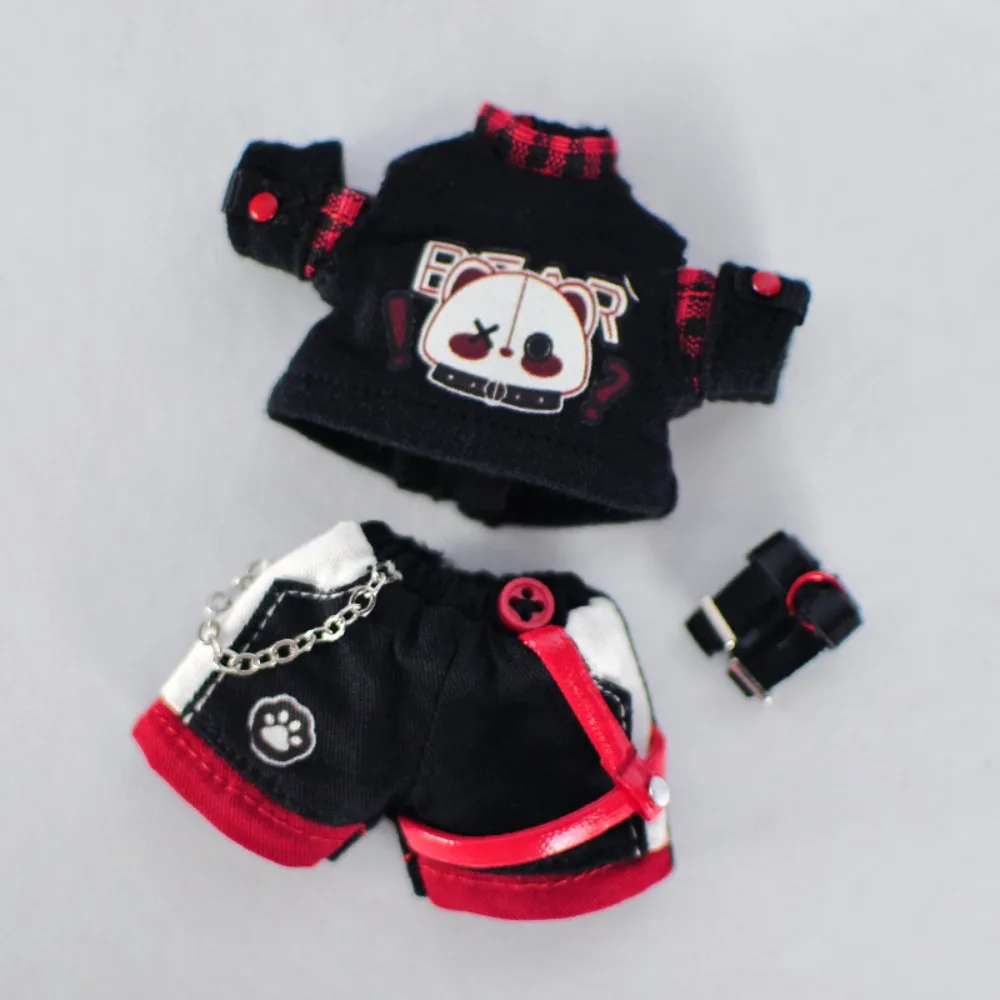 

Cartoon Bear Pattern Cotton Doll Clothes Fashion DIY Doll Dresses Skirt Hoodies Pants