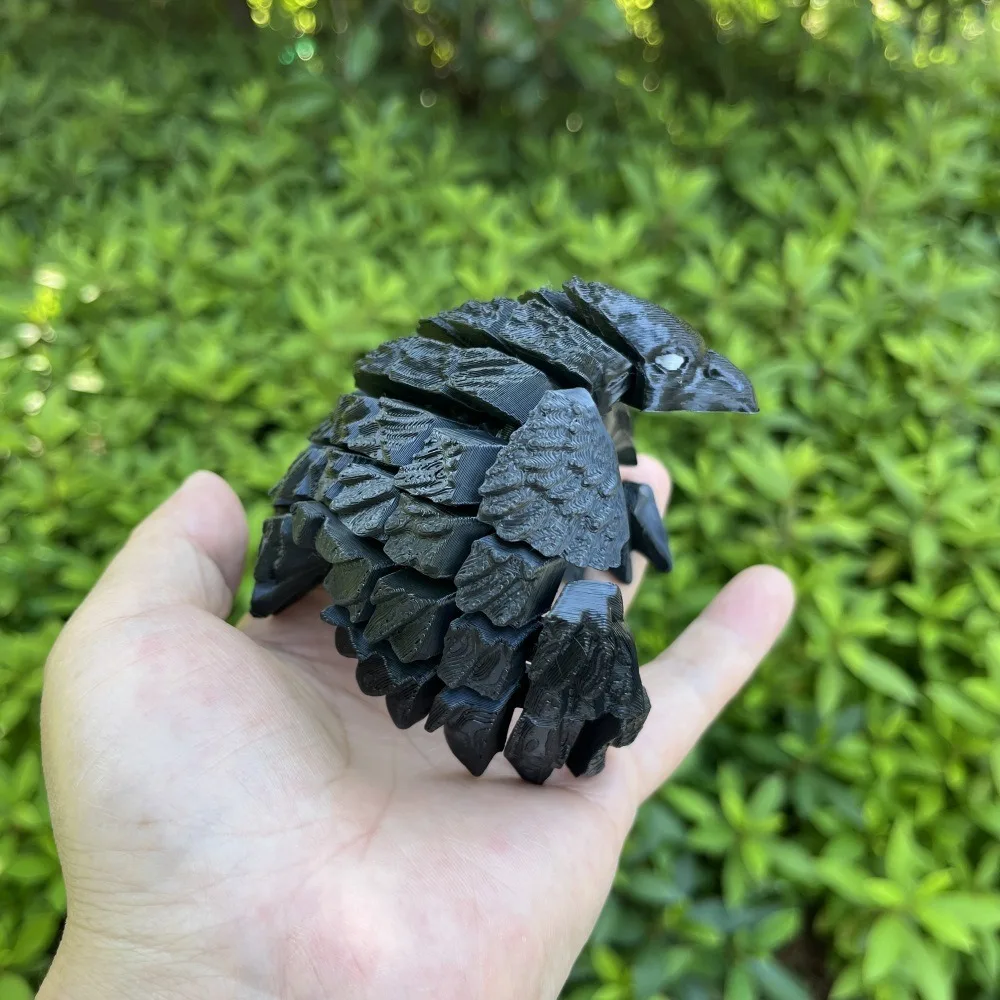 

Multi-Jointed 3D Printed Eagle Ornament Movable Plastic Multi Joint Animal Toys 3D Printing Model Doll Eagle Simulation Toy