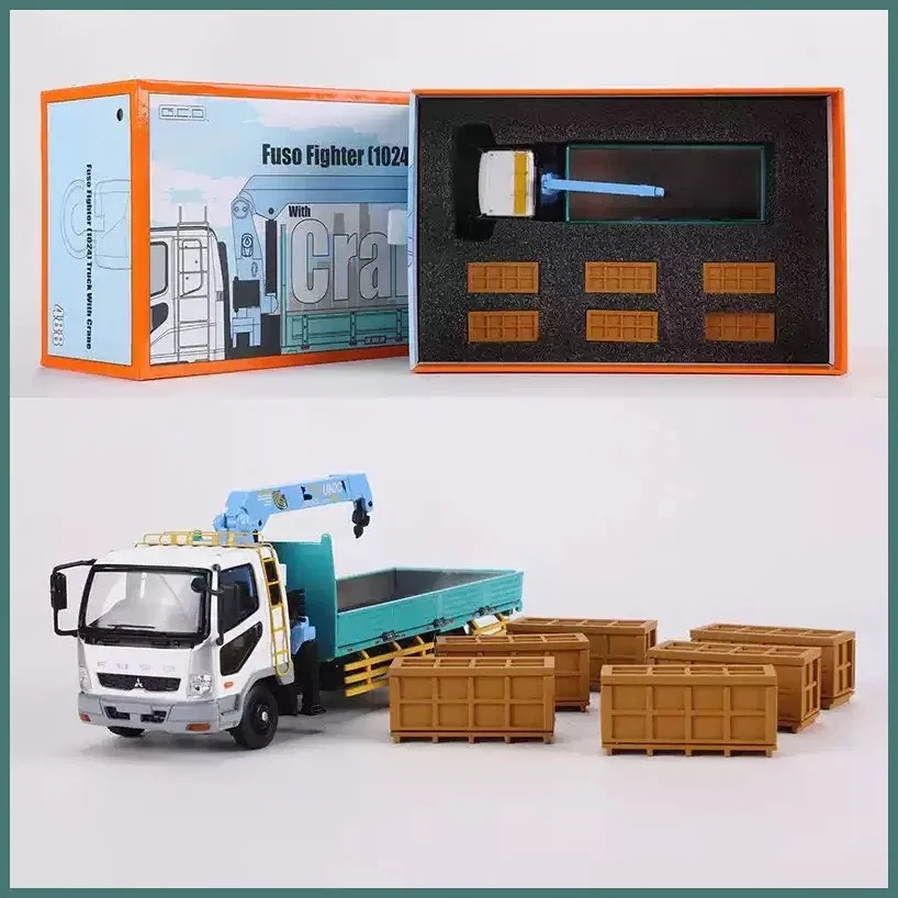 GCD 1:64 Fuso Fighter [1024] Truck With Crane Alloy Engineering