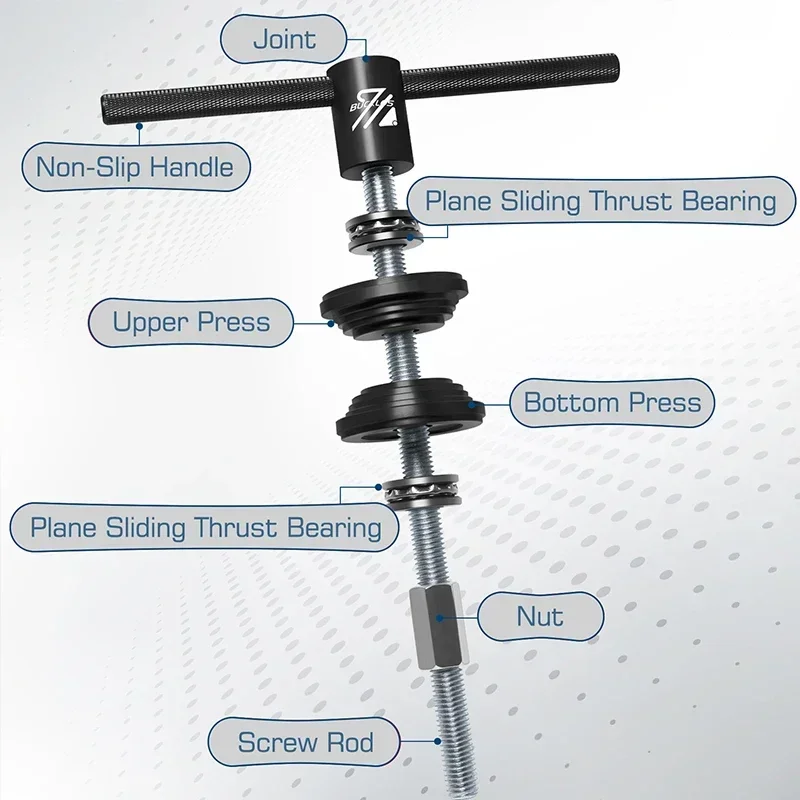 BUCKLOS-herramientas de instalación y extracción de soporte inferior de bicicleta, Kit de reparación de rodamiento BB, para BB86/30/92/PF30