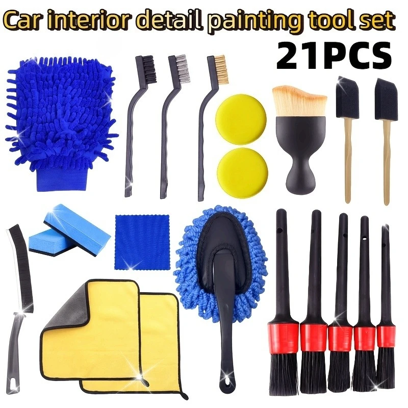 novo-conjunto-de-ferramentas-para-detalhamento-e-beleza-automotiva-kit-de-manutencao-de-veiculos-com-escova-para-interior-e-escova-para-limpeza-de-frestas