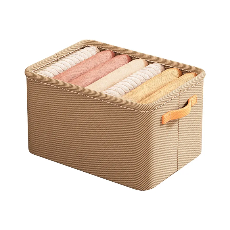 Folding Cotton Linen Storage Box Basket For Storing Dirty Clothes Laundry Basket Sundries Underwear Bread Toy Sorting Basket