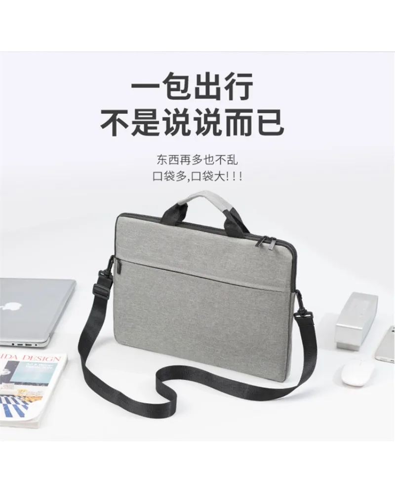 

Ultra thin Laptop Liner Bag Business Briefcase Ultra Light Portable Simple Custom Logo For 14 To 15 Inch Notebook