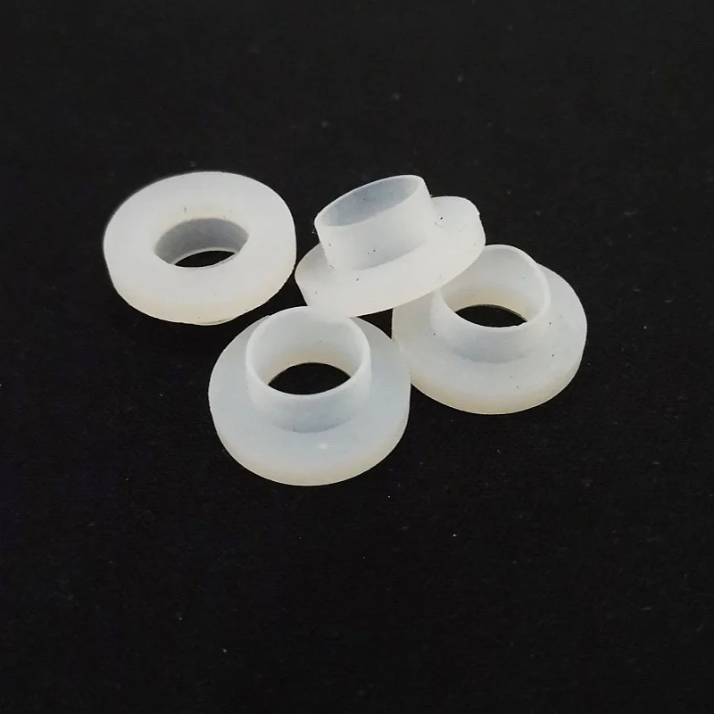 10x Silicone Washer Shoulder Bulge  Sealing Flange Gaskets Spacer for Downspout Downpipe Faucet OD19mm ID 10mm 19mm x 10mm x 3mm