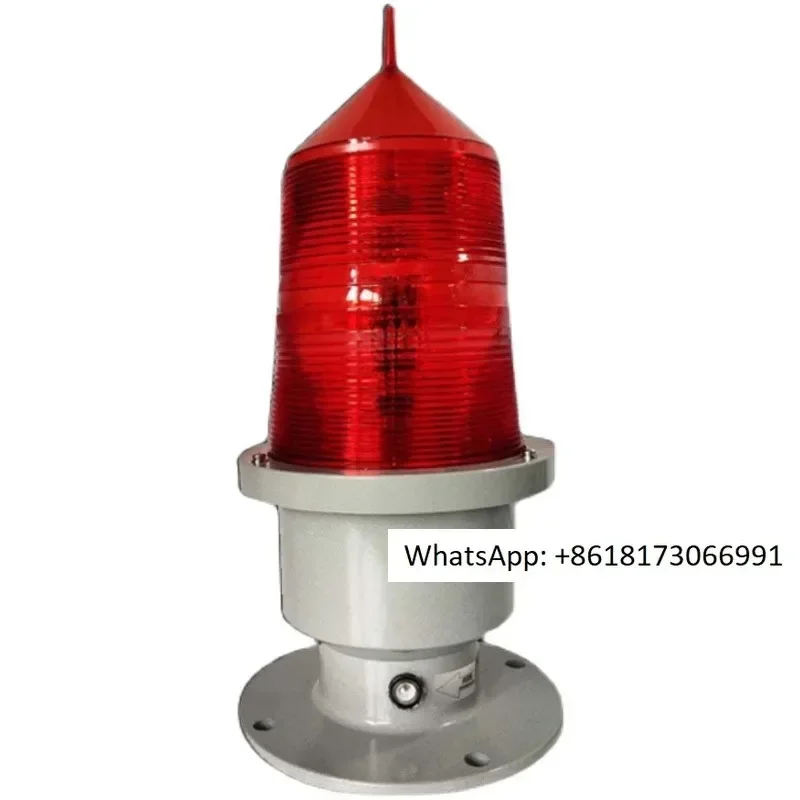 Medium/High Intensity A-type Aviation Obstacle Light 1-100W High Building Flash Signal Light