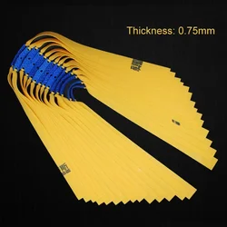 Catapulta de banda de goma para tirachinas, látex Natural, Tubo plano elástico resistente para Tiro Táctico, 3 unidades, nuevo