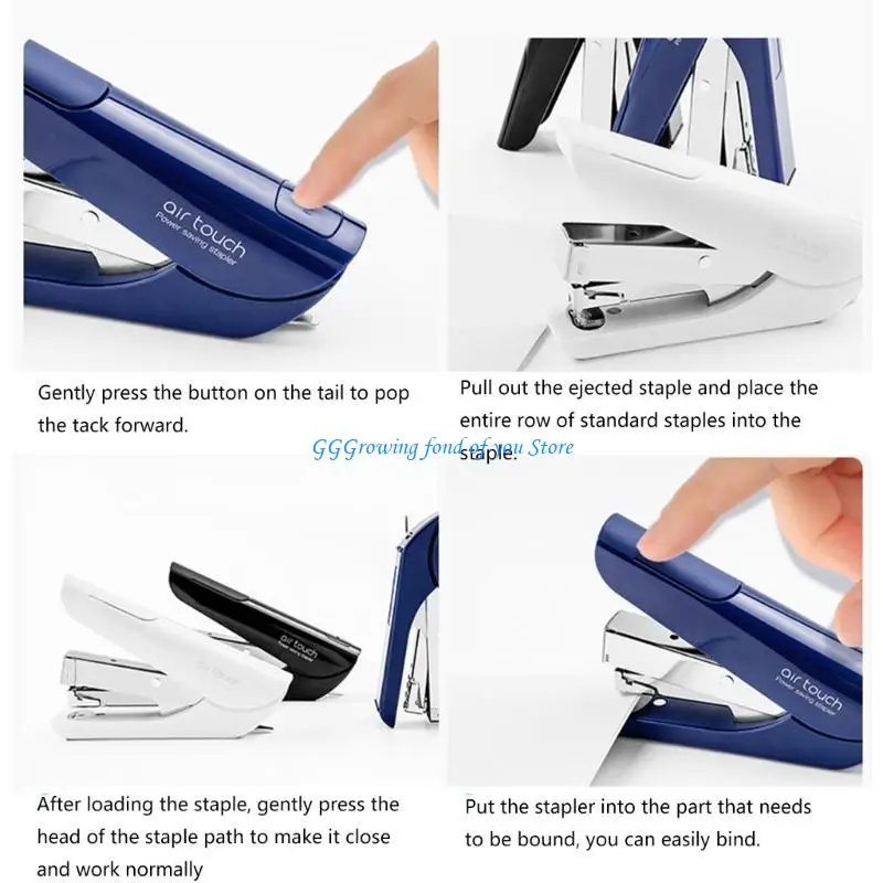 H9EB 50 fogli lenzuola senza sforzo Ergonomic Stapler Stapler Stapler Stapler