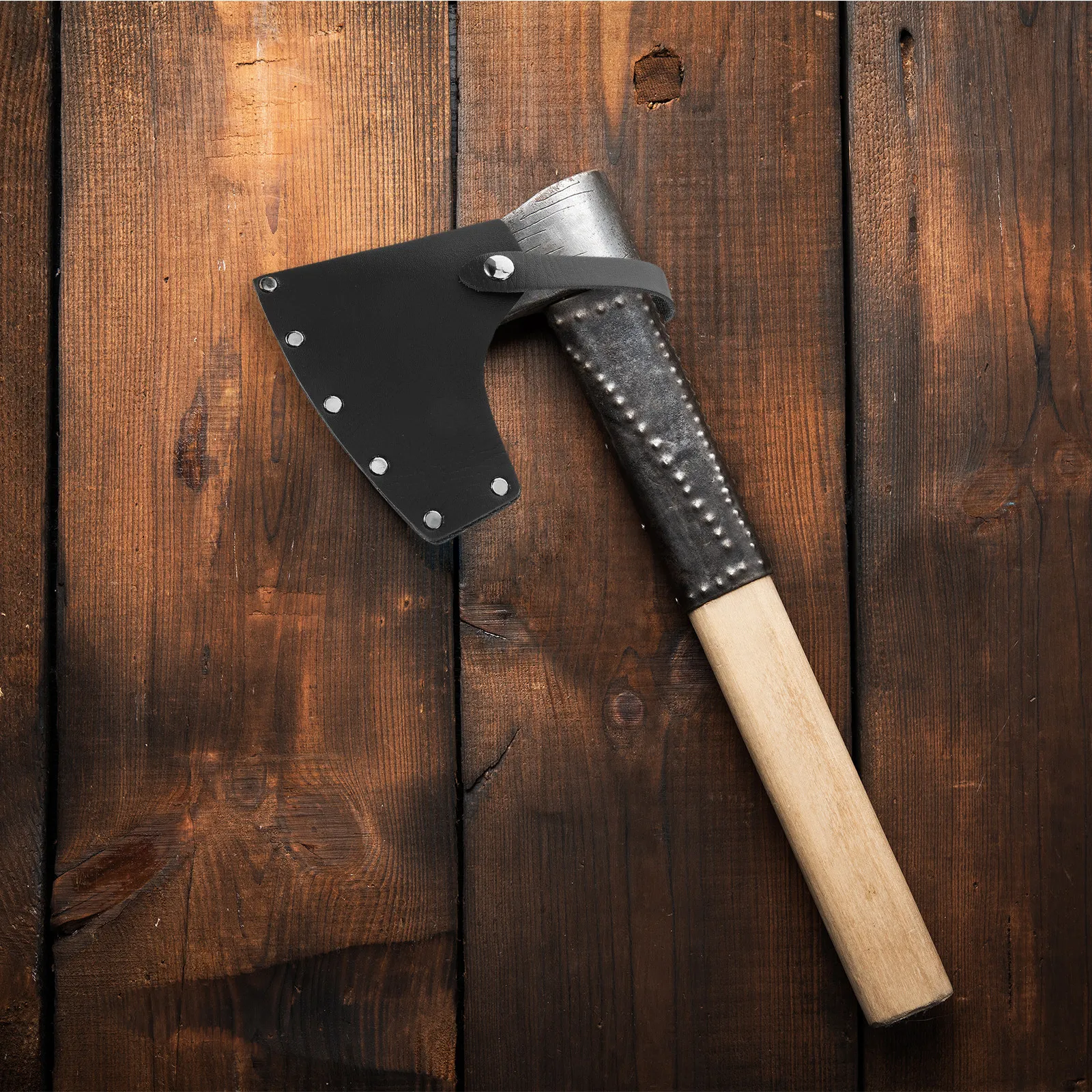 Outdoor Camping Axe Protector Tool Thickened Nylon Fake Axe Cover for Sharp Blade Safety and Waist Carry Convenience
