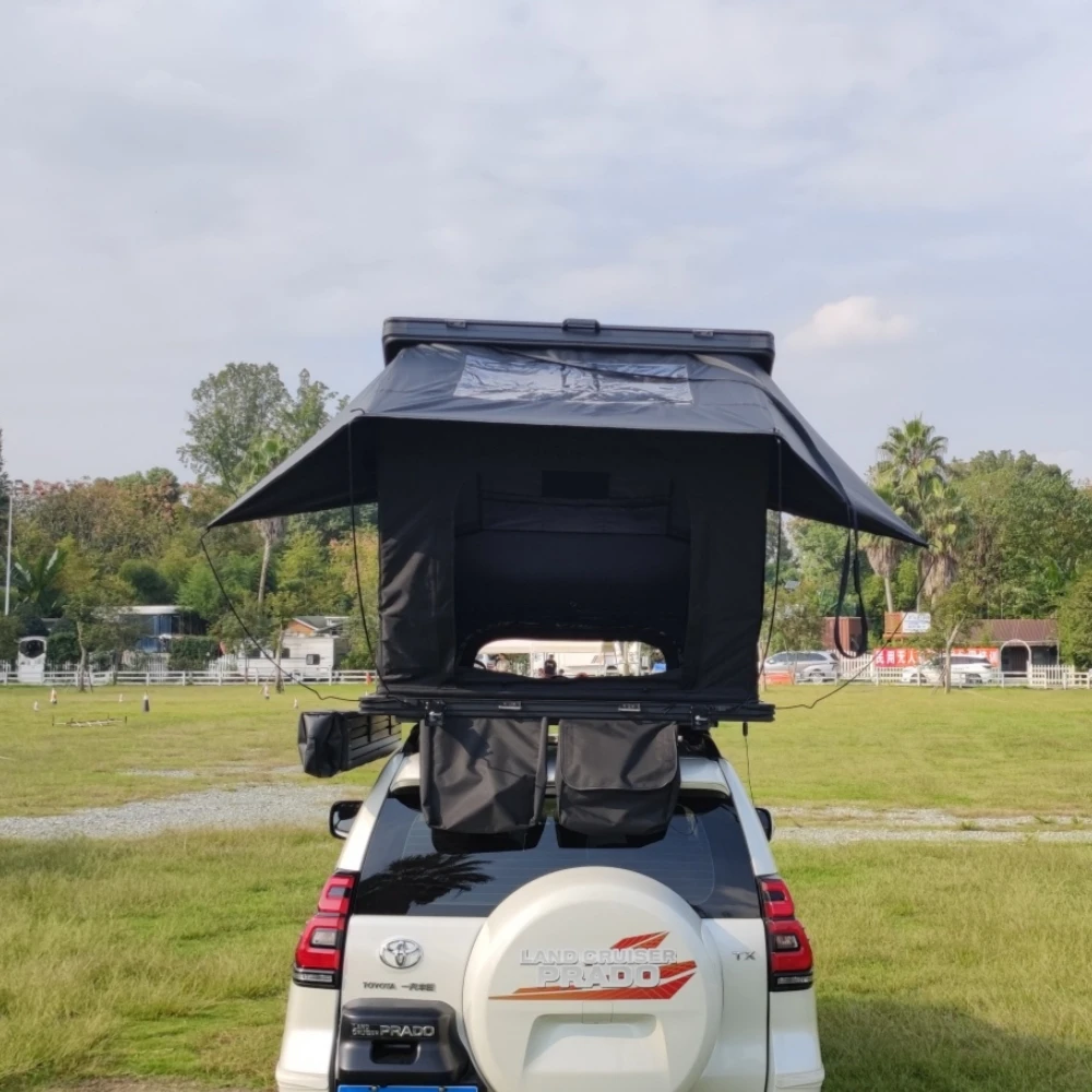 2人用軽量ルーフトップテント アルミ製ハードシェル車用ルーフ - Roof Top Tent Hard Shell 2 Person のレビューと価格