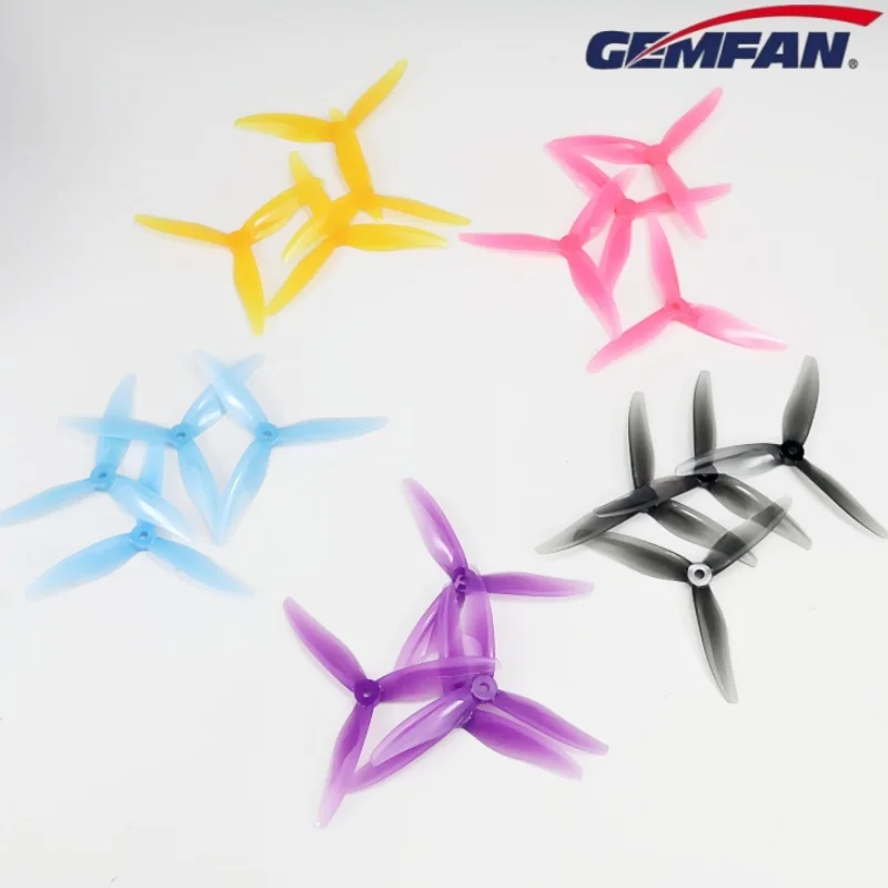 

12pairs New Design Gemfan 5129 YUKI 3-Blade Propellers High Performance for FPV Freestyle RC Drone, 2306 2207 Motor
