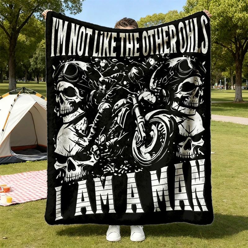 I'm Not Like The Other I Am A Flannel Throw Funny LGBT Trans Cozy Blanket, Gift for Trans Friend, Transgender Meme Warm