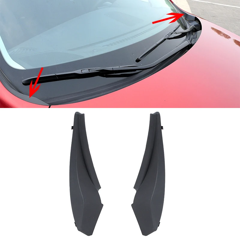 KR1151PB1 KR1151PC1 Front Windshield Side Water Deflector Plate Cap Wiper Corner Cowl Cover Lid For Mazda CX5 CX-5 2013-2016