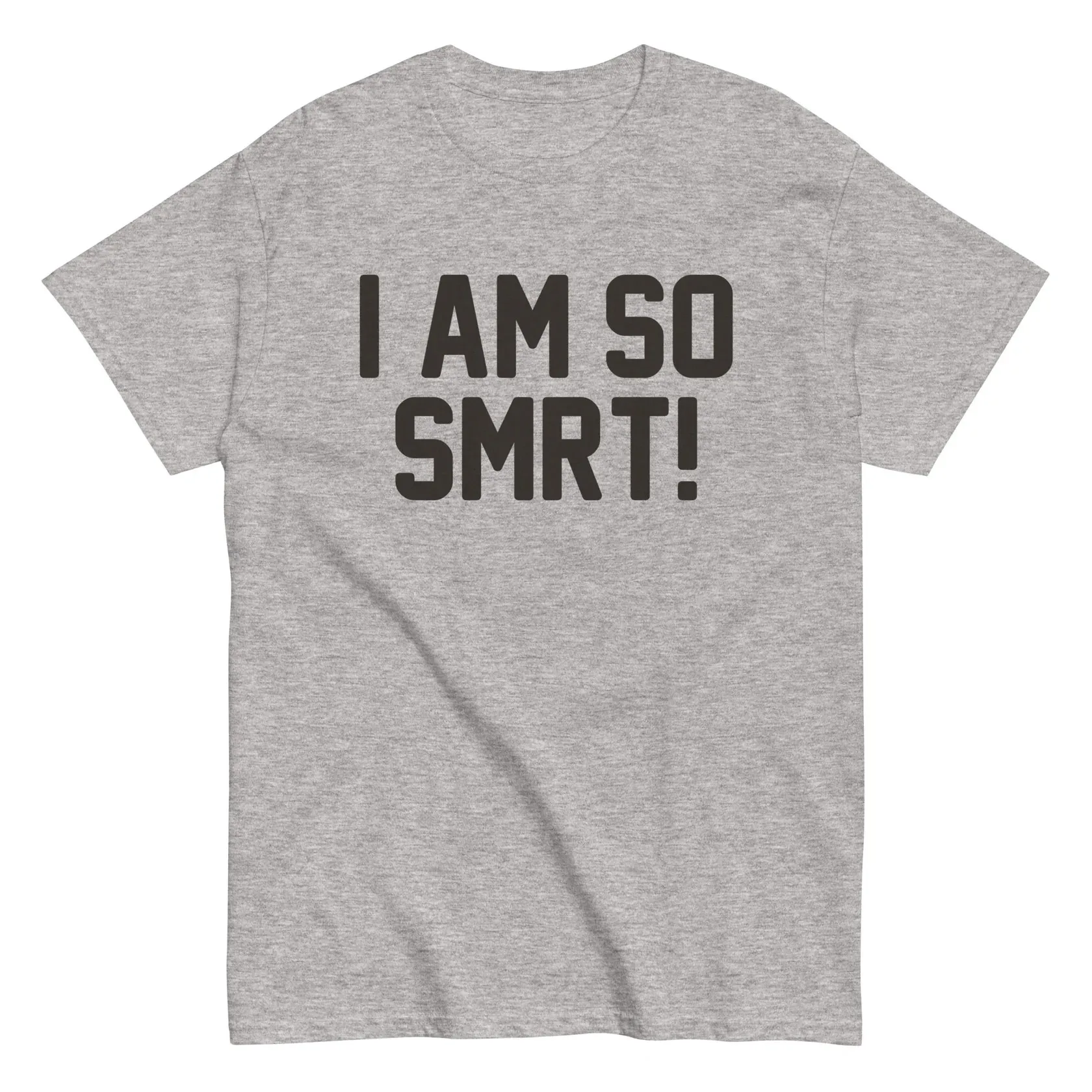 

I AM SO SMRTFunnyT-Shits Funny Graphic Letter Tee Shirts Funny Crew Neck Text Tee Shirts Graphic Lose Slogan T Shirts For Men