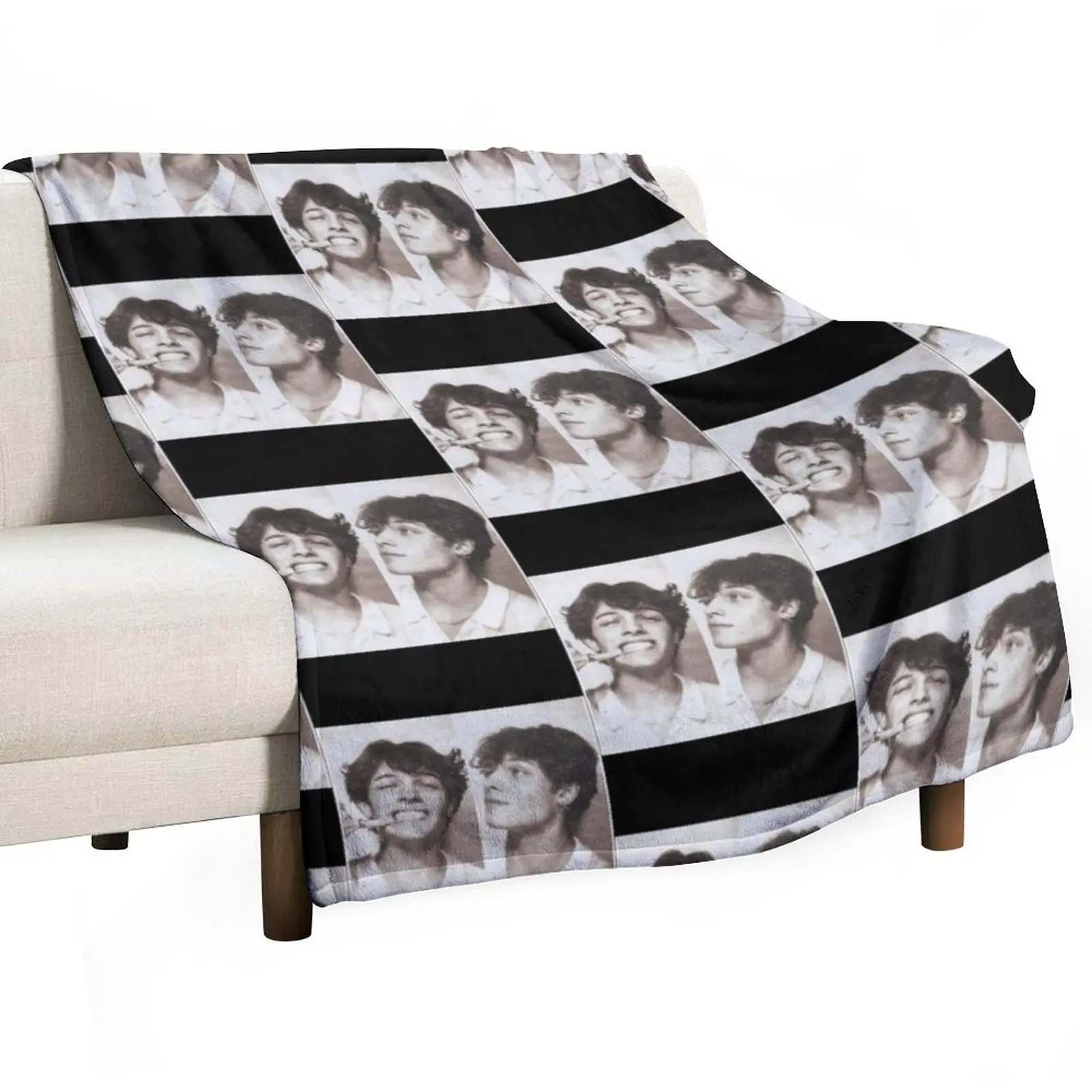 christopher sturniolo Throw Blanket Flannel christmas gifts Blankets