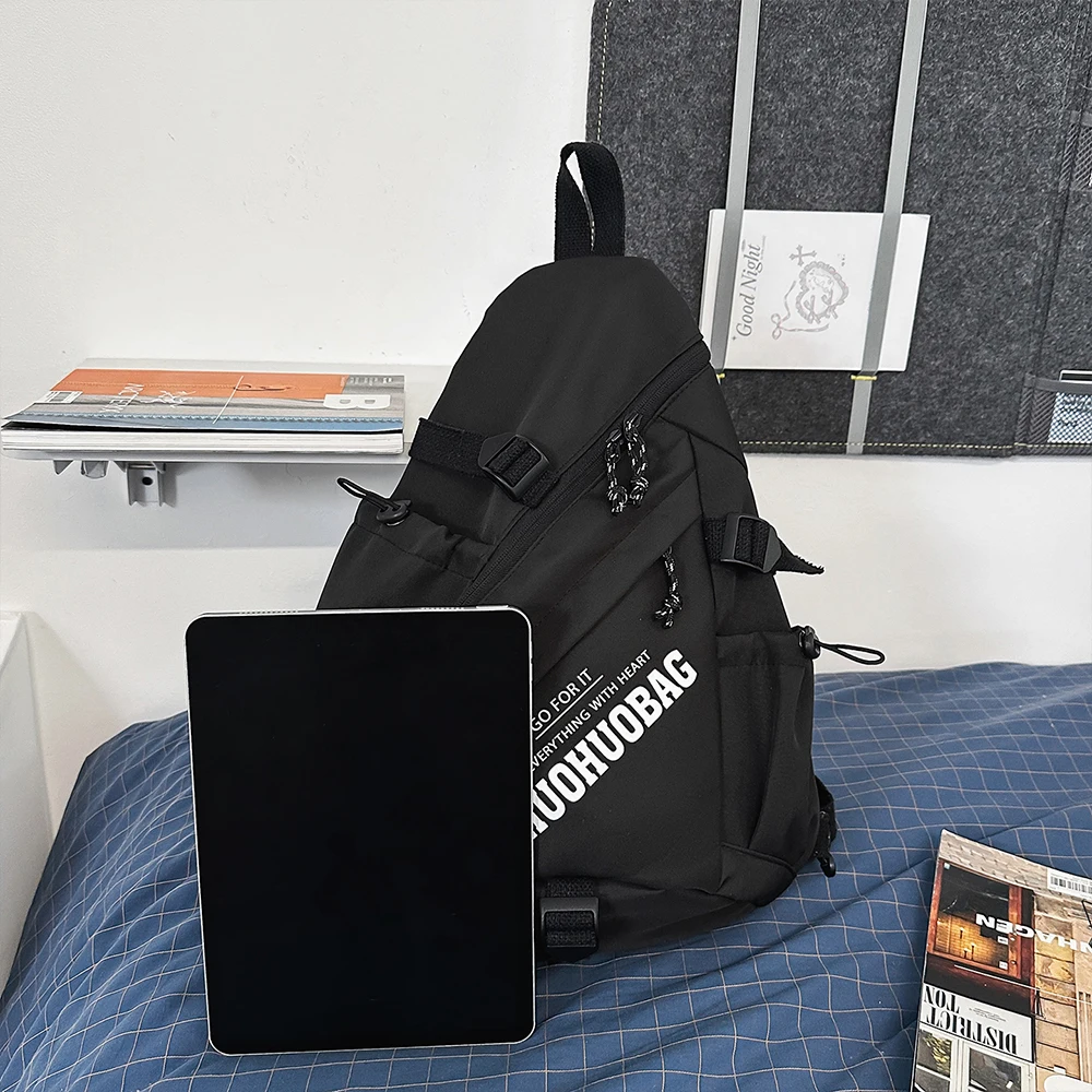 Pendler-Umhängetasche im Lazy-Style, Nischen-Design, Große Kapazität, Personalisierte Casual-Schultertasche, Vielseitig und Leicht – Detail 13