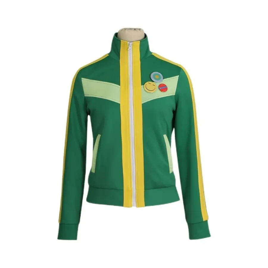Anime P Chie Satonaka Cosplay Costume 4 Women Coat Skirts Shirt Tie Halloween Party Outifits Custom Size
