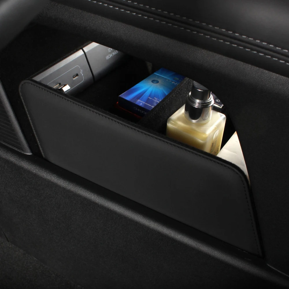 Car Central Control Storage Box Leather Dtorage Box Dedicated Car Interior Accessories Modification For Xpeng G6