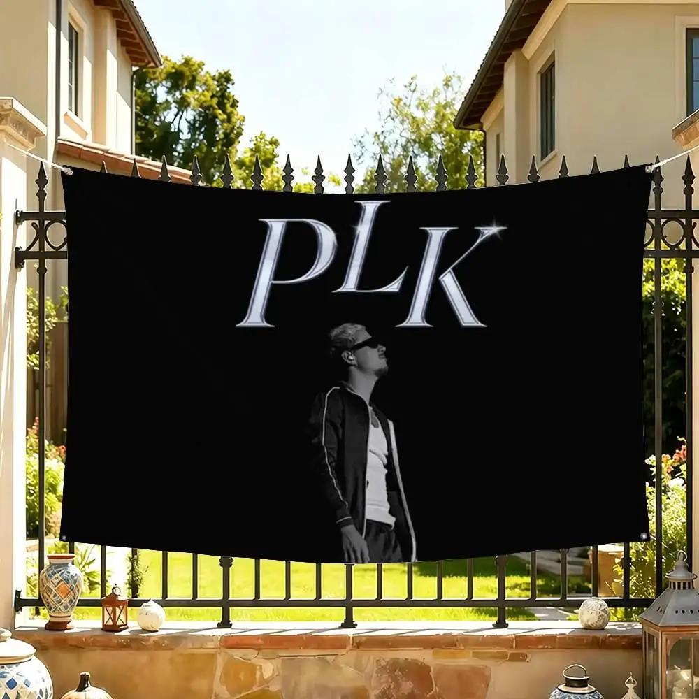 French Rapper PLK  Flag Suitable For Party Club Outdoor Interior Wall Decoration Banner Fans Gift