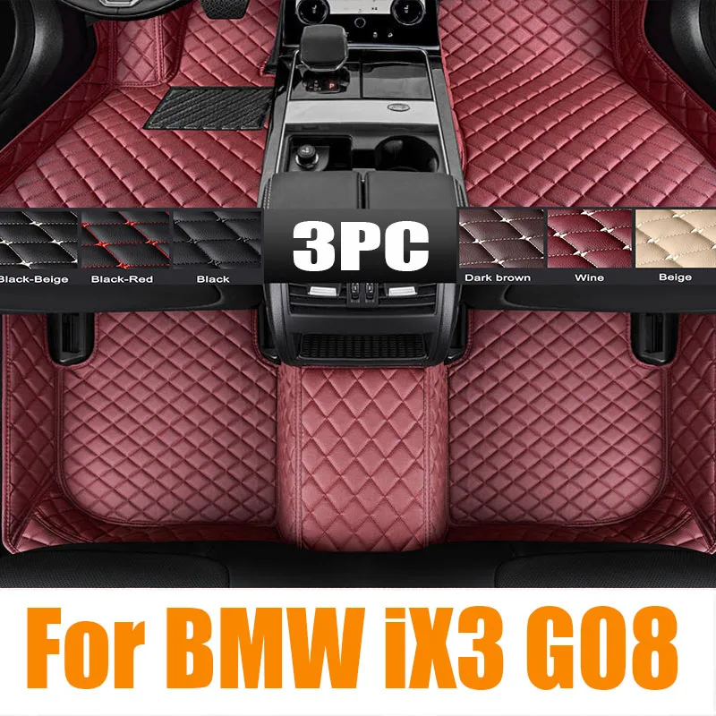 

Car Floor Mats For BMW iX3 G08 2020 2021 2022 2023 2024 Waterproof Foot Pads TPE Boot TPE Mats LHD Carpets Rugs Auto Accessories