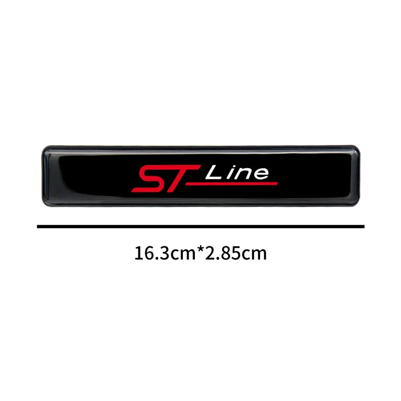 Car Accessories Lights LED Front Hood Grille ST Line Emblem Badge Decor For Ford Focus 2 3 Kuga MK3 MK4 Fiesta Mondeo