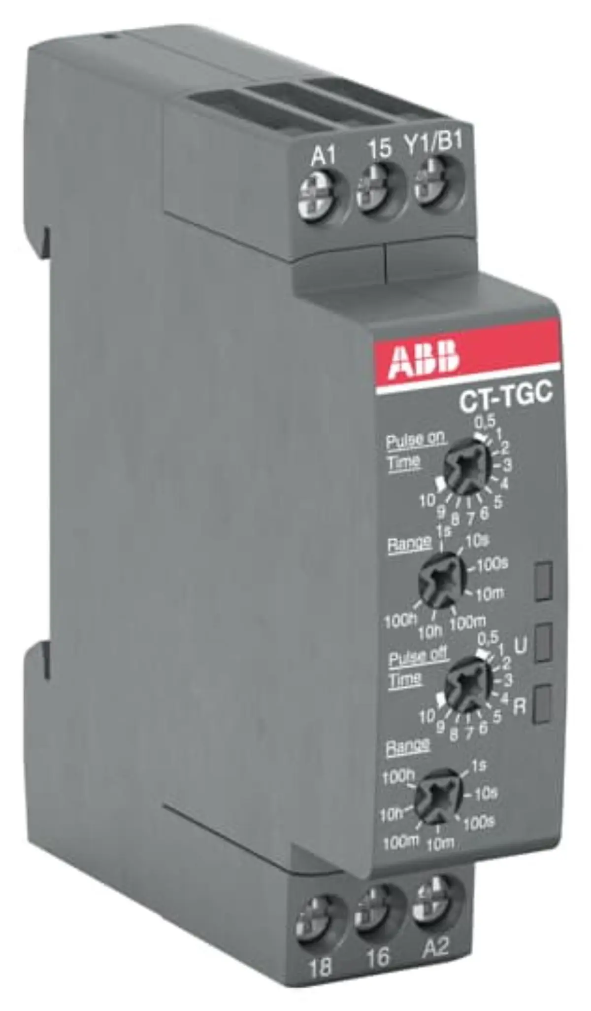 CT-TGC.12 10230086 1SVR508160R0000 Time relay, Pulse generator 1c/o, 24-48VDC/24-240VAC