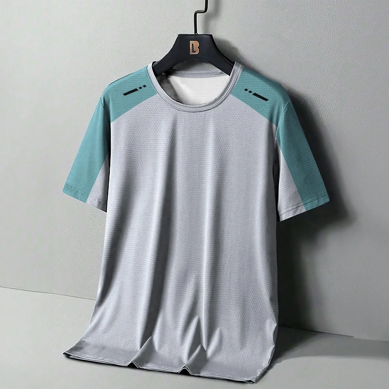 Summer Men's T Shirt Street Sport Fitness Clothing Casual Short Sleeve Print Quick-drying Clothing Outdoor Sportshirt T-Shirts image 4