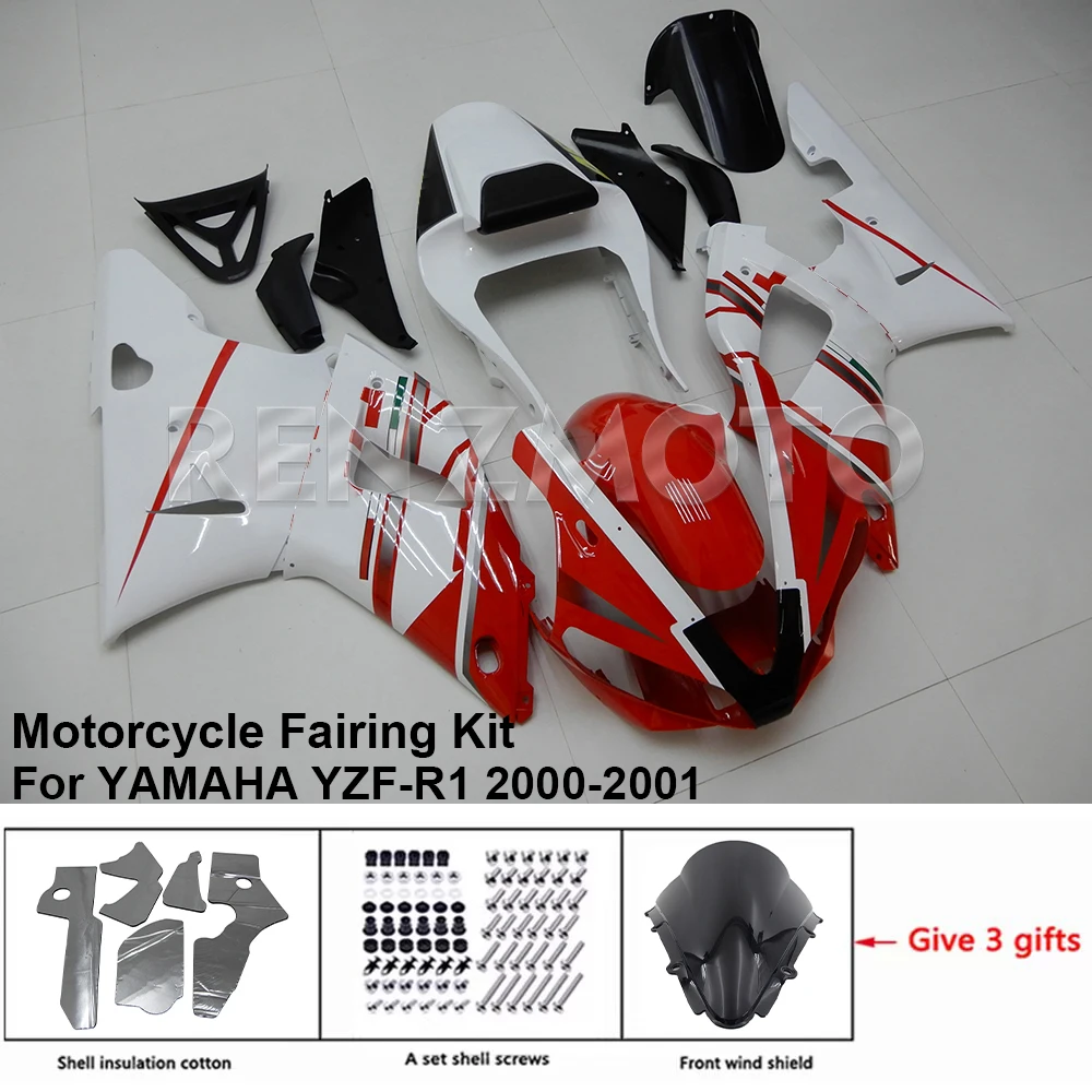 

Y1001-106a Motorcycle Fairing Set Body Kit Plastic For YAMAHA YZF-R1 2000-2001 Accessories ABS Injection Bodywork