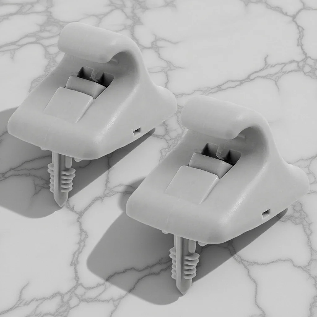 

2 pcs Kit Durable Sturdy Replacement For Car Sunshade Extender Clips Auto Visor Accessories Interior Sun Visor Hook