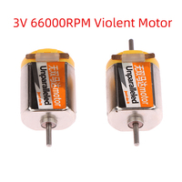 1pc 3V 66000RPM Violent Motor High Speed Hand-wound Motors For Mini 4WD Racing Car Model Toy Motor
