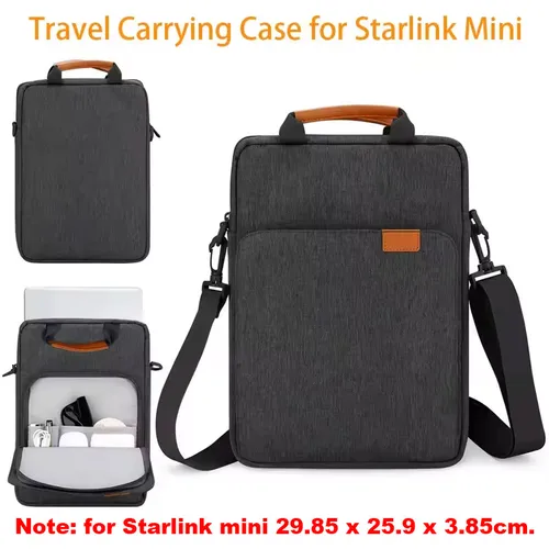 Bolsa de almacenamiento para Starlink Mini Estuche de transporte de viaje bolso impermeable bolso de hombro bolso cruzado para Star Link Mini accesorio