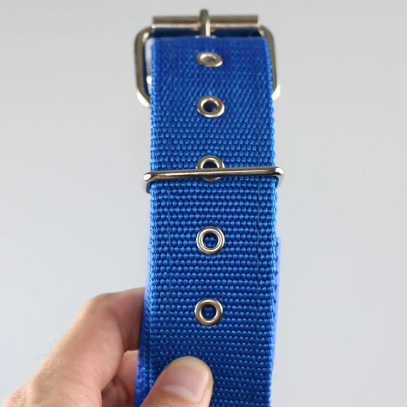 الياقات الصلبة طوق الكلب النايلون للكلاب الصغيرة والمتوسطة والكبيرة تيدي كيجي بيتبول بولدوج بيغل