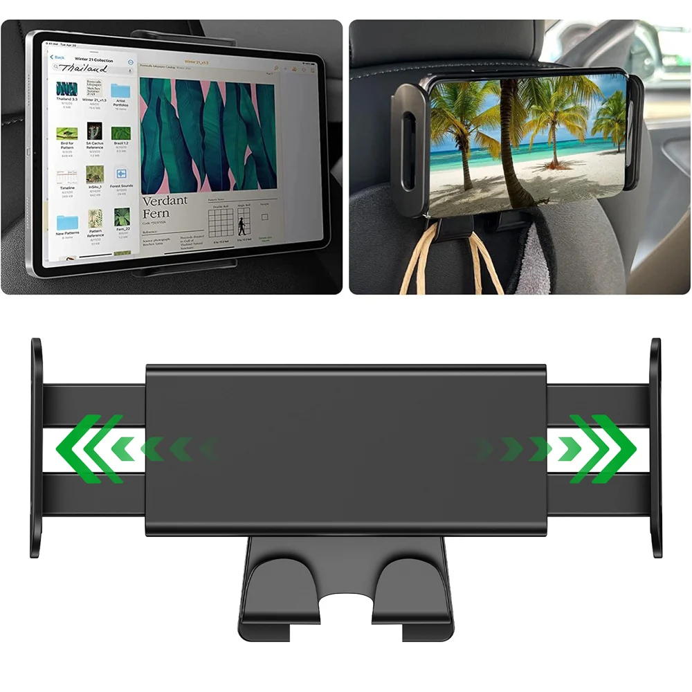 

Держатель для планшета и телефона 4,7-10,5 дюймов, подставка для подголовника на заднем сиденье, аксессуары для Tesla Model 3 Y Juniper 2025 2024