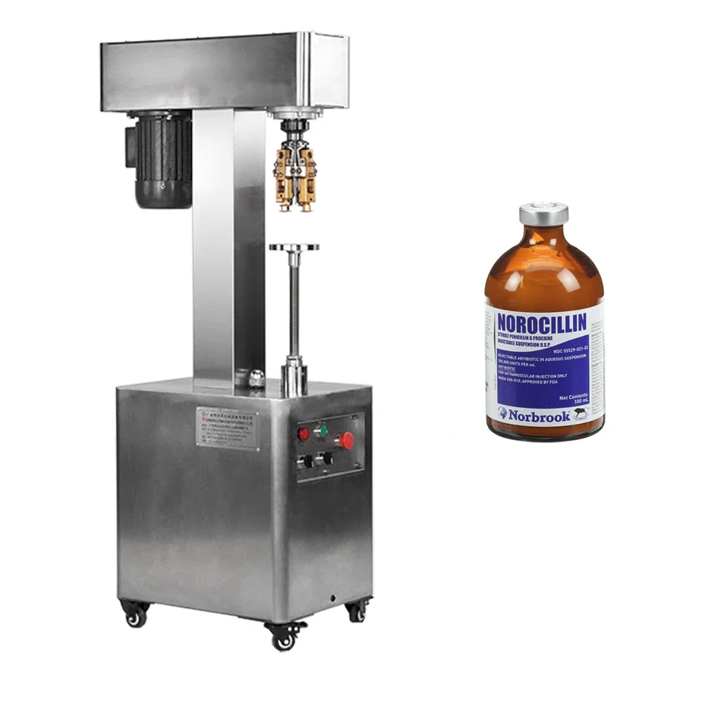 

Semi Automatic Whisky Alcohol Screw Cap Crimping Vial Capping Machine