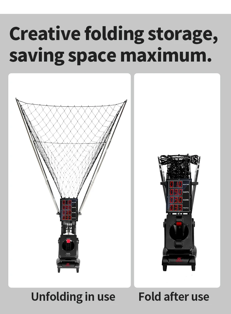 SIBOASI Net Gun ยิงเครื่องบาสเก็ตบอล Arcade Double Basket K2100A