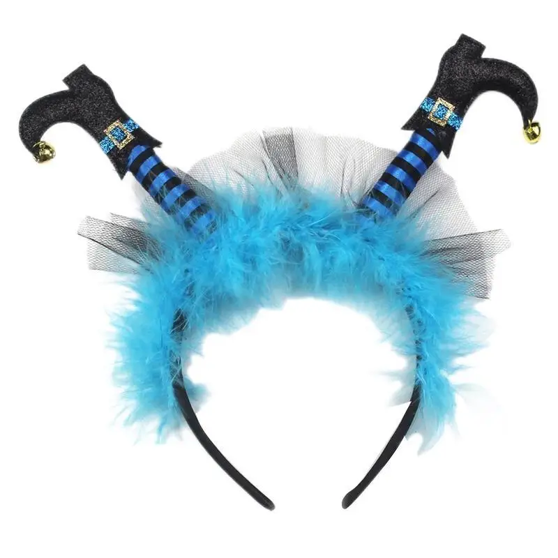 

652F Unisex Cartoon Wizard Headband Carnival Rave Party Hair Hoop