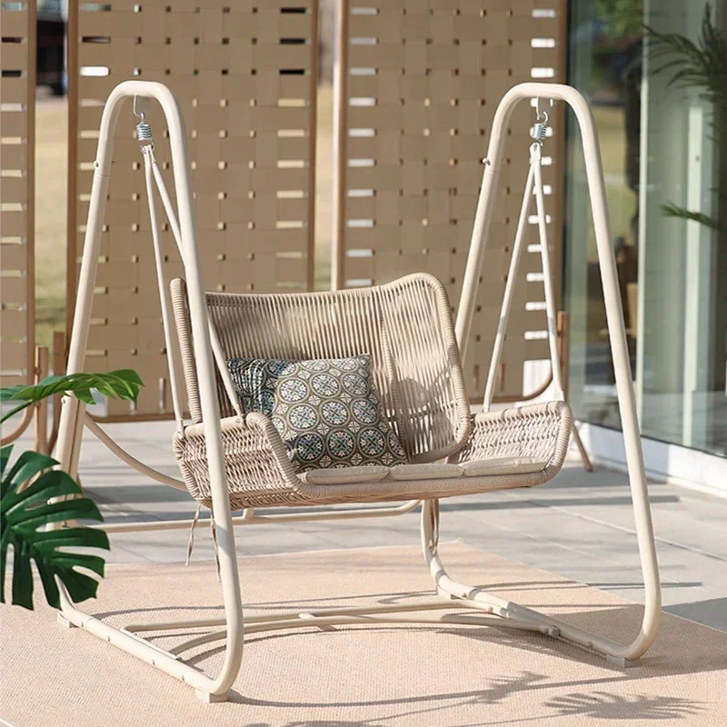 Outdoor swing courtyard simple swing household outdoor rocking chair