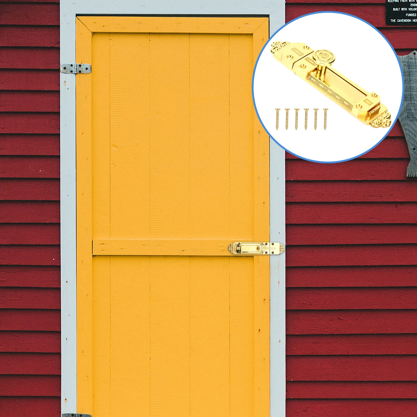 

5 Inch Copper Door Bolt Zinc Alloy Lock for French Inside Door Latch Sliding Security Slide Bolt