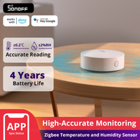 SONOFF SNZB-02P Zigbee Temperature and Humidity Sensor Smart Home Thermometer Detector Work with Alexa Google Home Smartthings