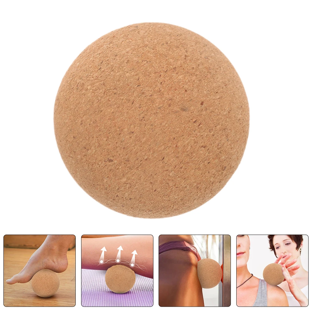 

2Pcs Cork Massage Ball Back Massage Foot Massager Yoga Ball Tension Release Therapy Myofascial Ball Relax Muscles Trigger Point